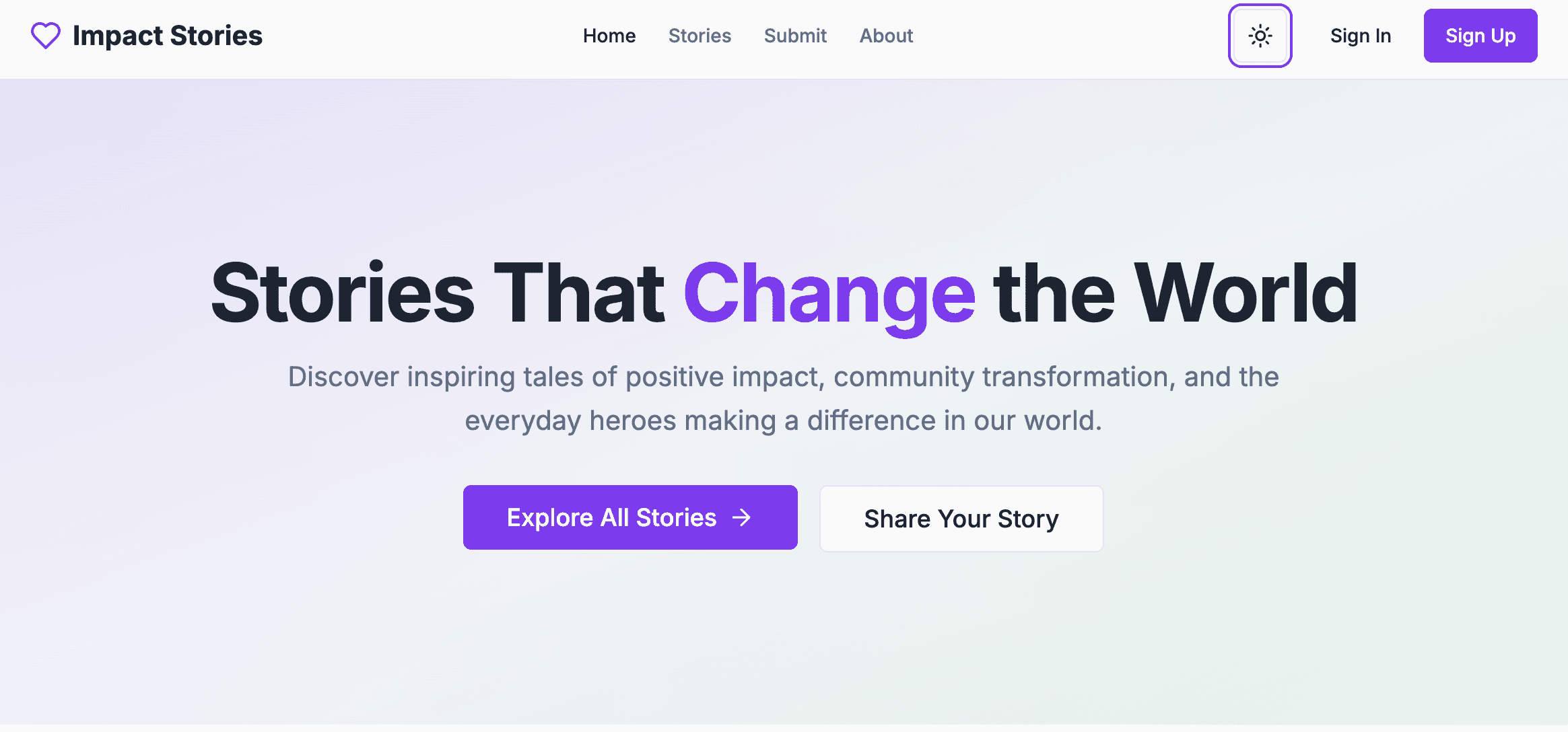 ImpactStories (New 2026 Project)